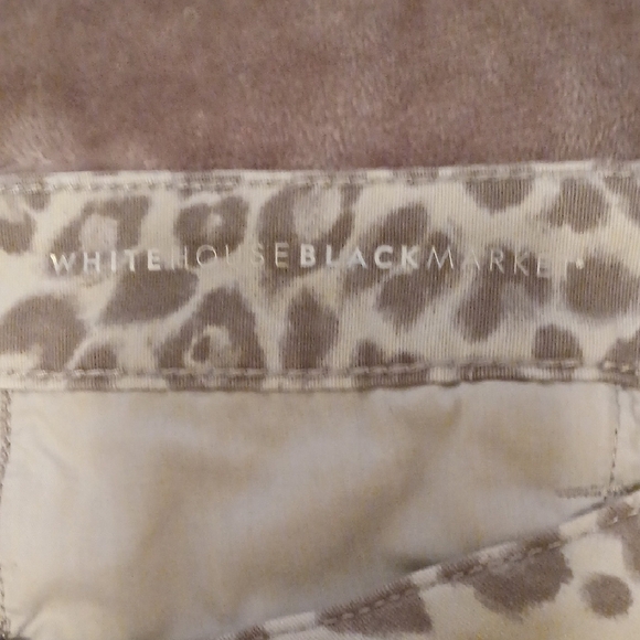 White House Black Market Leopard Print Skinny Ankle - Picture 3 of 7